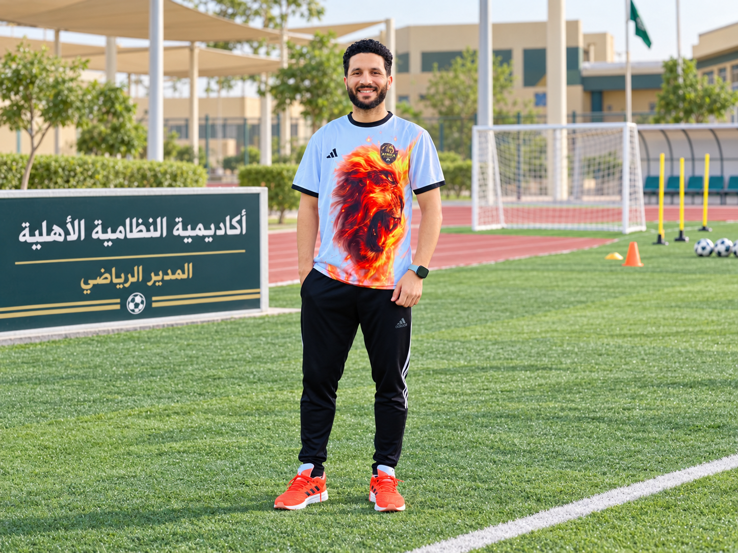 كابتن عبدالله السنجهاوي - المدير الرياضي لأكاديمية النظامية الاهلية - لاعب منتخب مصر